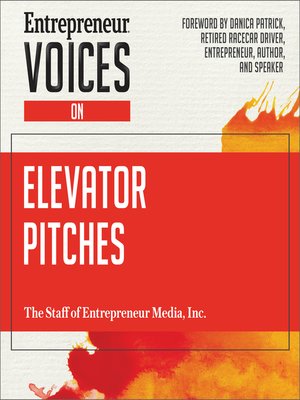cover image of Entrepreneur Voices on Elevator Pitches